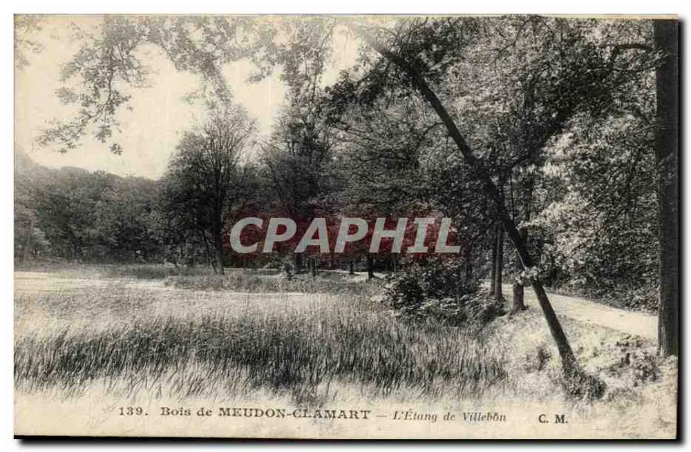 Bois de Meudon-Clamart — L'Étang de Villebôn — C. M. n°139 - Vorderseite