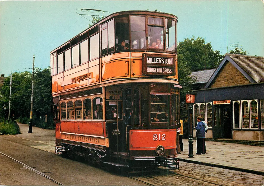 Glasgow Corporation Tramway 812 — Millerston / Bridgeton Cross — Arthur Dixon - Recto