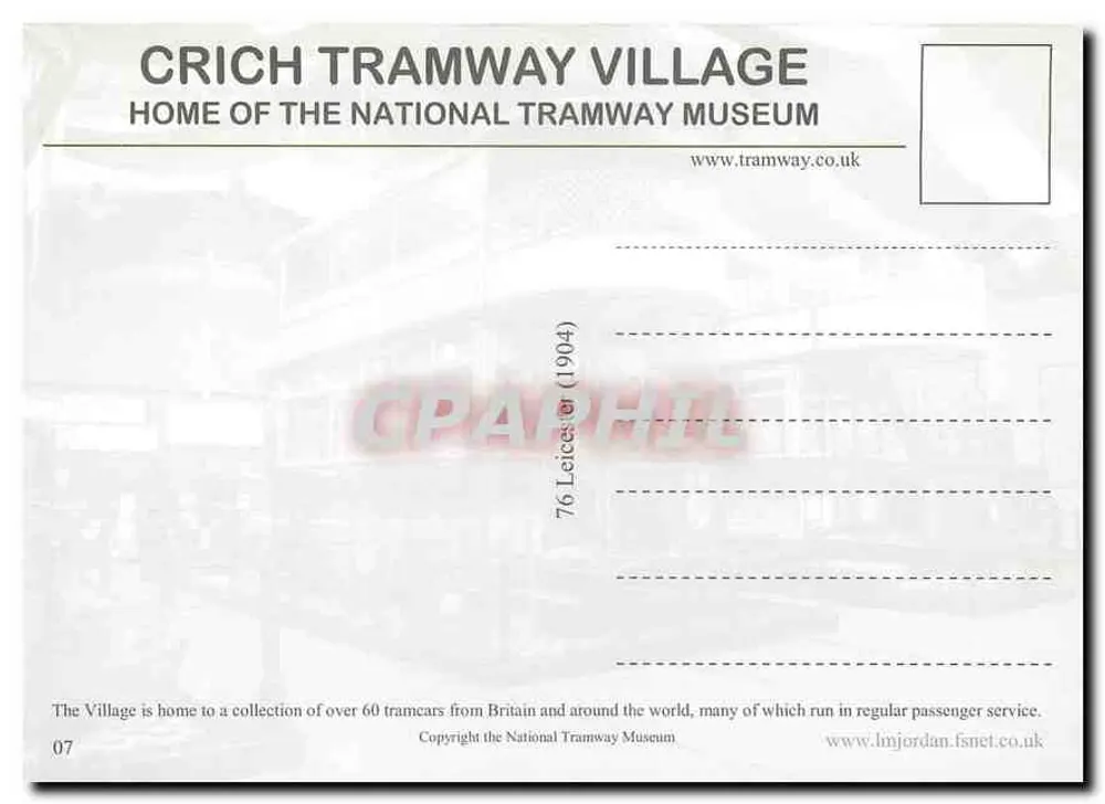 Crich Tramway Village — Home of the National Tramway Museum — 07 - Verso