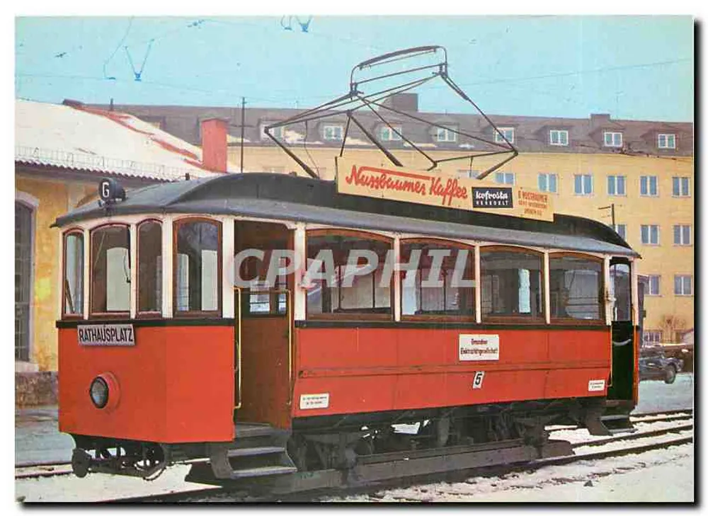 Tramway von Gmunden — erste elektrische Linie Österreichs — GM 5, 1912 — Gräzer Waggonfabrik - Vorderseite