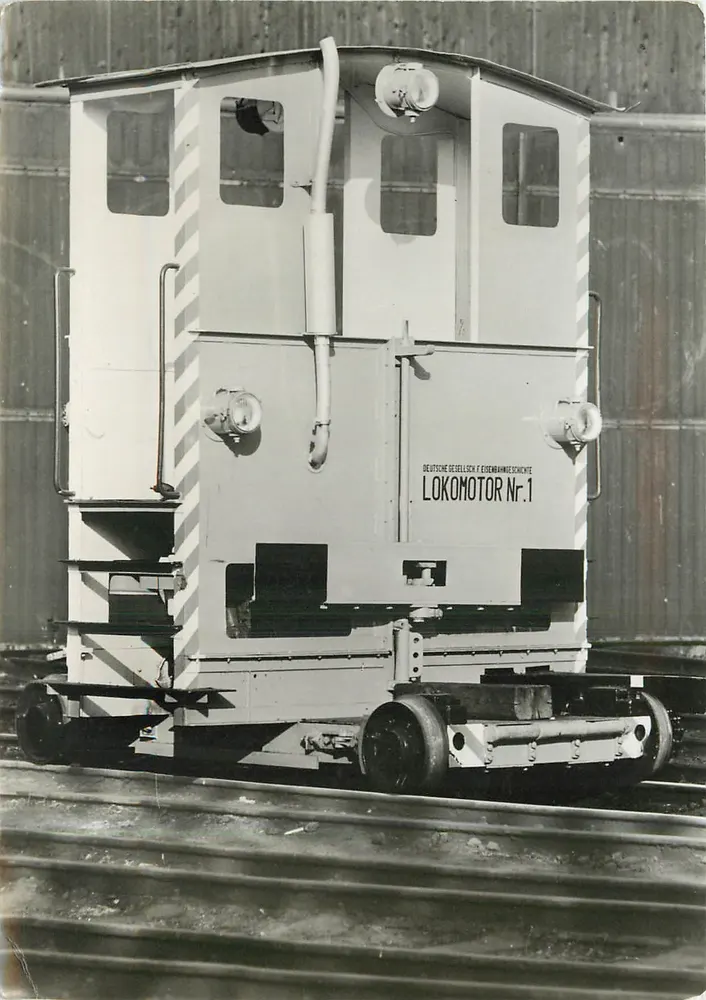 Lokomotor Nr. 1 — Rangiergerät, Achsfolge AA, Breuer-Wetke — Édition du Musée H. H. Ullmann, München - Recto