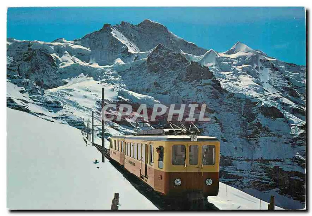 जंगफ्रूआबहन के ट्रेन - जंगफ्रूआजोच, 3454 मीटर - फोटो गिगर, एडलबोडेन - आगे