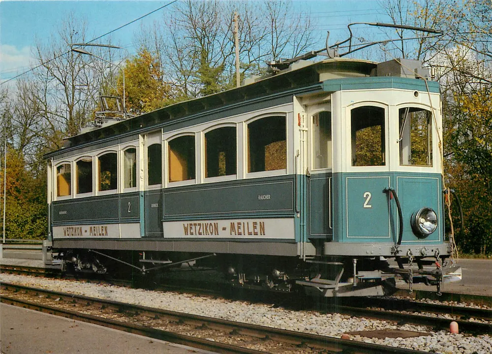 Wetzikon - Meilen — Straßenbahn — Ernst B. Leutwiler, Zürich - Vorderseite