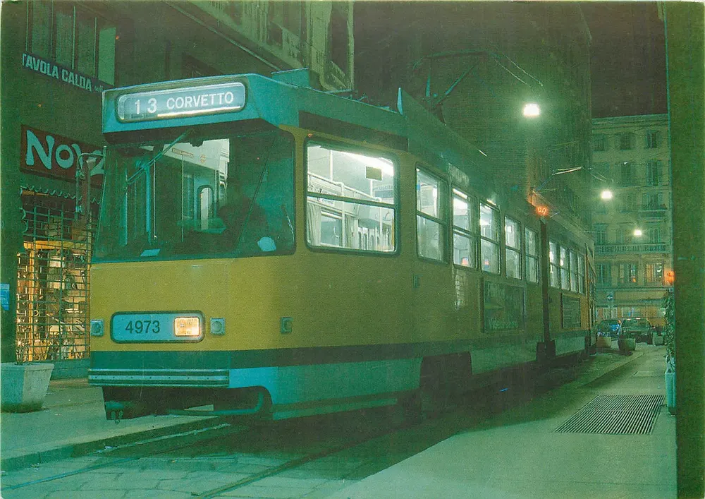 Tramway 13 Corvetto — Mailand — Verlag M.C.S. Nr. 8608 - Vorderseite