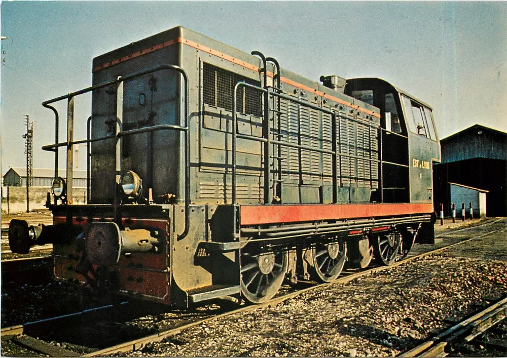 Locotracteur diesel-hydraulique — Centenaire du chemin de fer de l'Est de Lyon — Cercle Ouest Parisien d'Études Ferroviaires - Recto