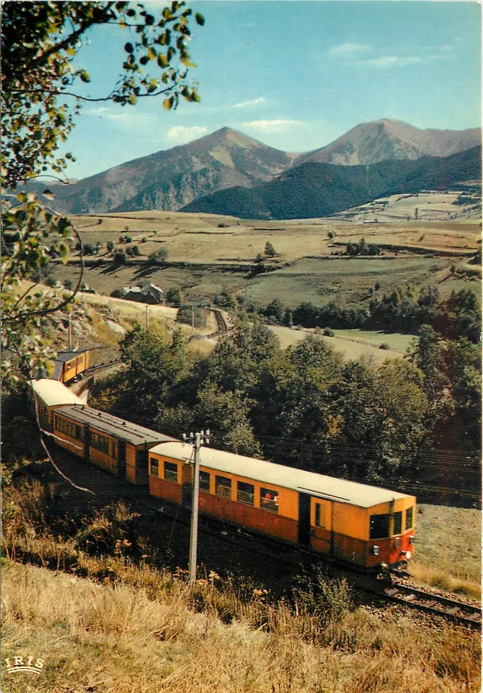 La Cerdagne Française — Le petit train — Éditions Diplomate de Mexichrome - Recto
