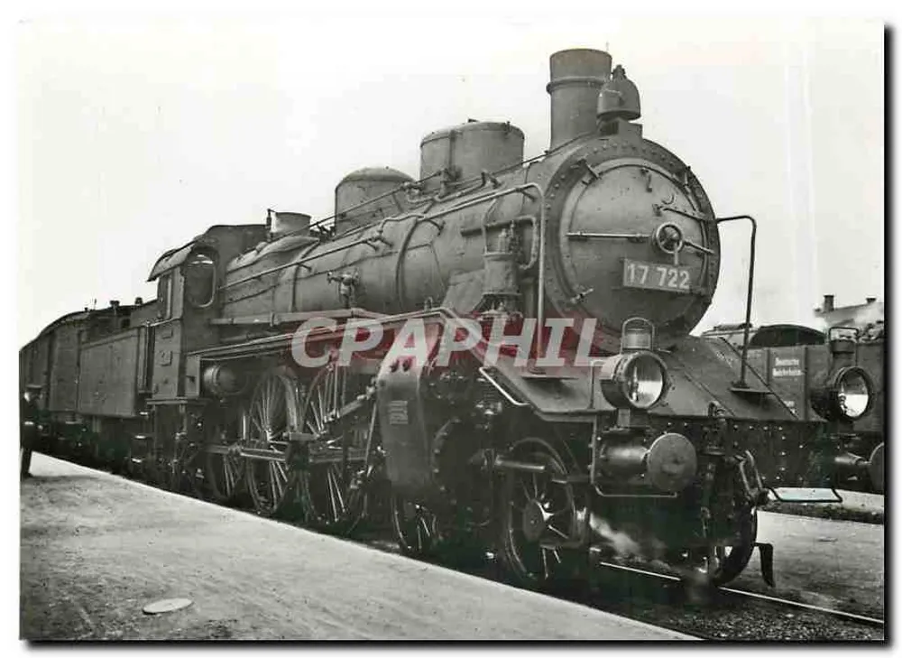 Locomotive 17 722 — Schnellzug-Lokomotive 2'Ch4v — Deutsche Reichsbahn - Recto