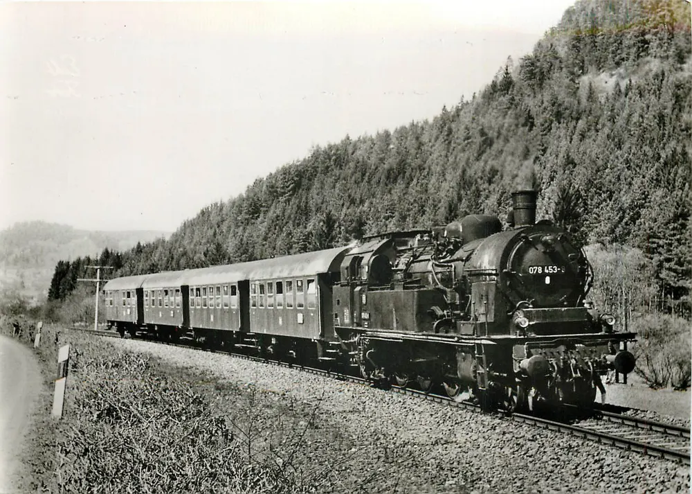 Locomotive 078 453 — Personenzug-Tenderlokomotive DB — Henschel & Sohn GmbH, München - Recto