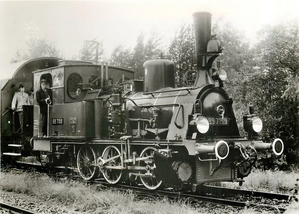 Lokomotywa 89 7159 — Cn2t, model T 3, Deutsche Gesellschaft für Eisenbahngeschichte e.V. — Werner Perthel - Awers