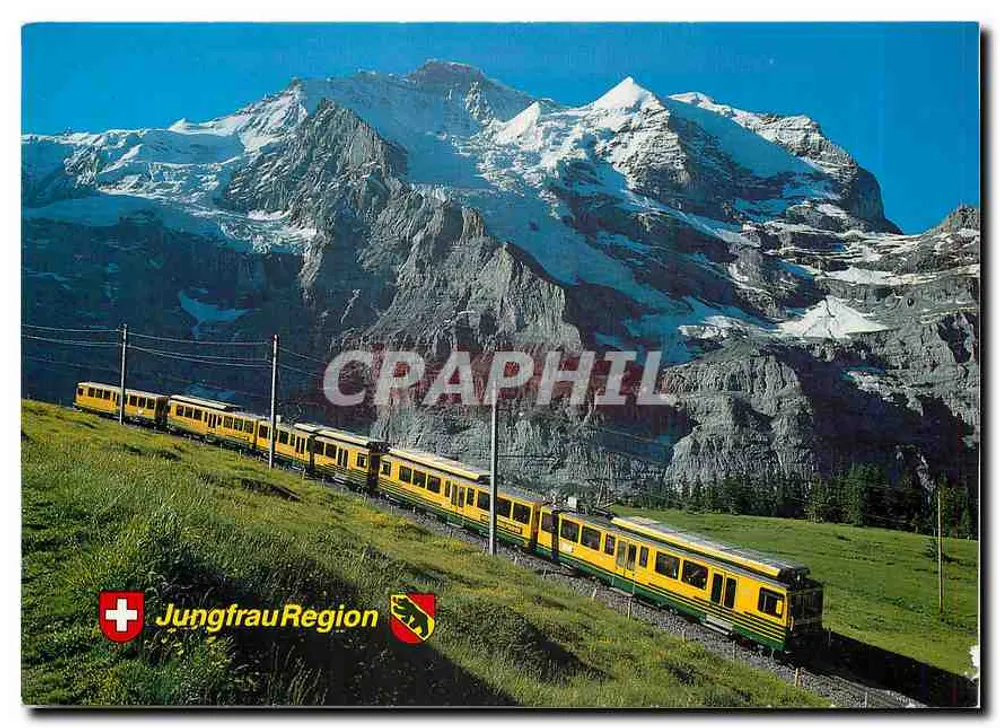 Trem na região Jungfrau — Jungfrauregion - Frente