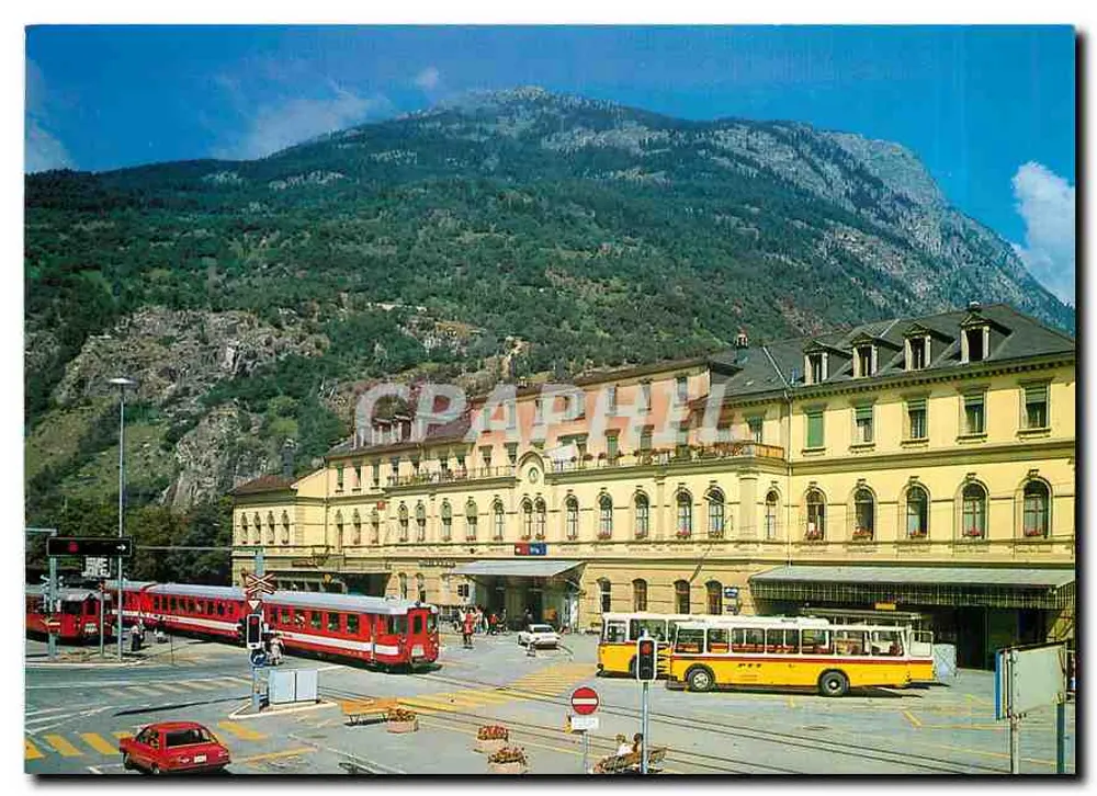 Estação de Brig — Valais — editor Thol. Klopfenstein - Frente
