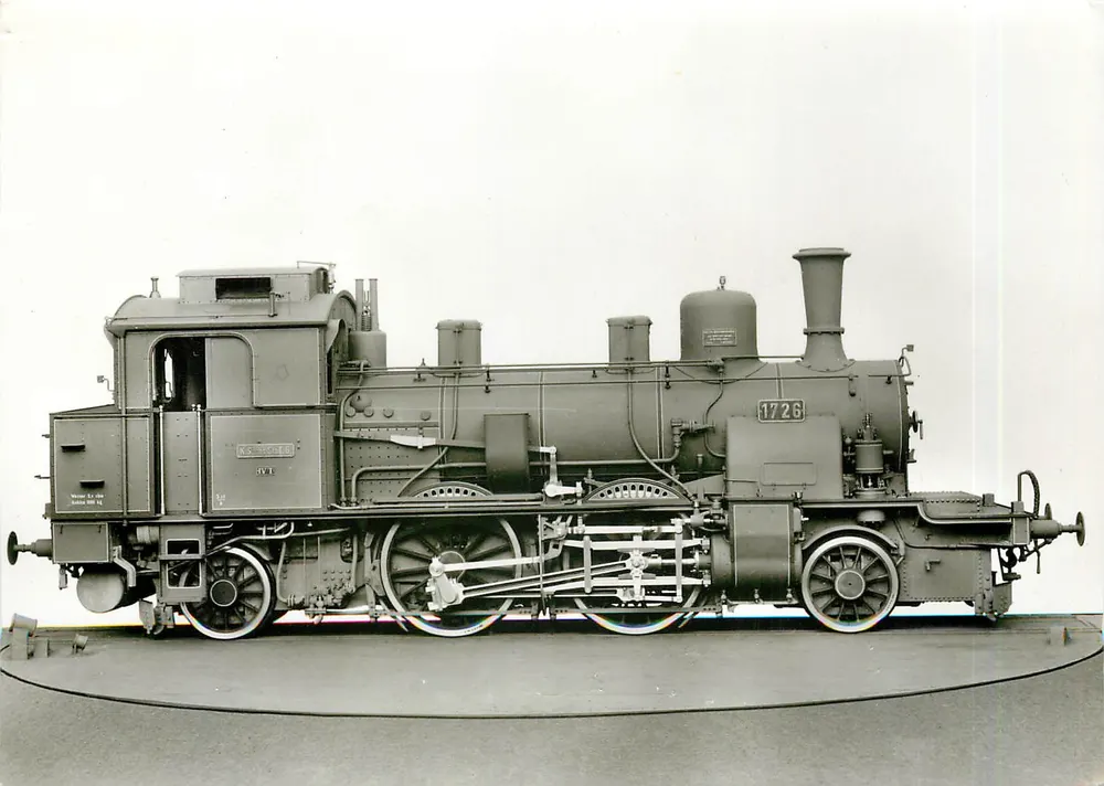 Tenderlokomotive IV T Nr. 1726 — Sächsische Staatseisenbahnen, 1900 — Deutsche Gesellschaft für Eisenbahngeschichte e.V. - Recto