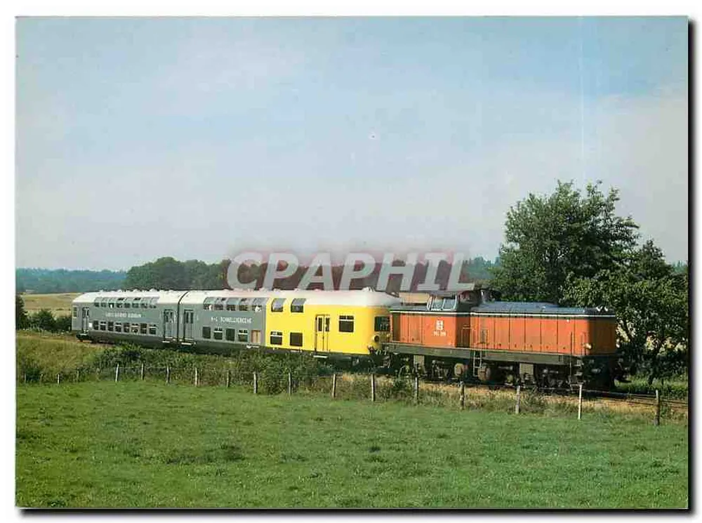 Train SJ T43 209 — Lübecke Verkehrsfreunde LBE DW 8 — Östra Skånes Järnvägar, Kristianstad - Recto