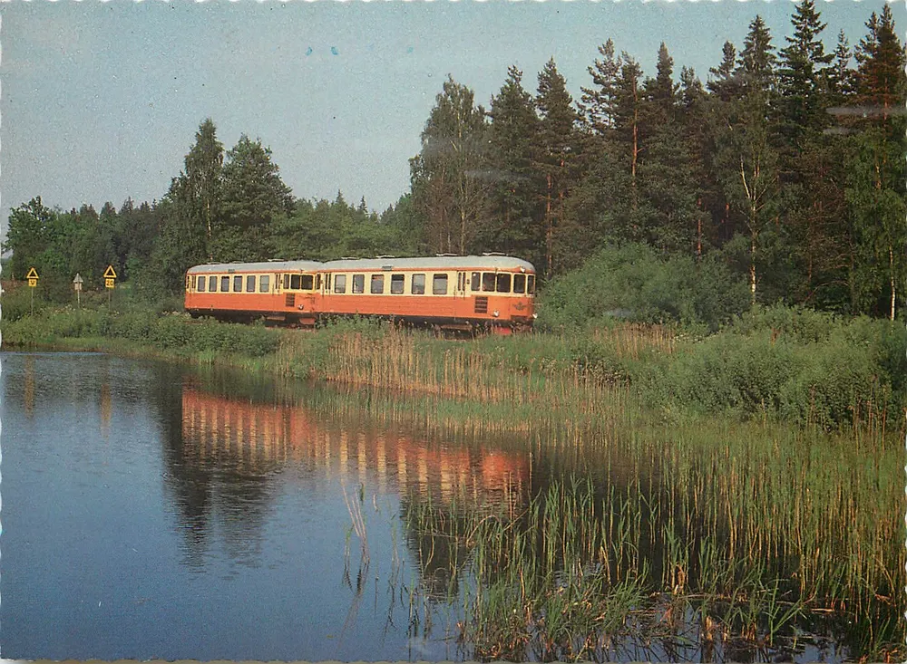 Treno a vapore — Rädda smalspåret Växjö-Västervik — Editore: Föreningen Rädda Smalspåret, Sandreda - Recto