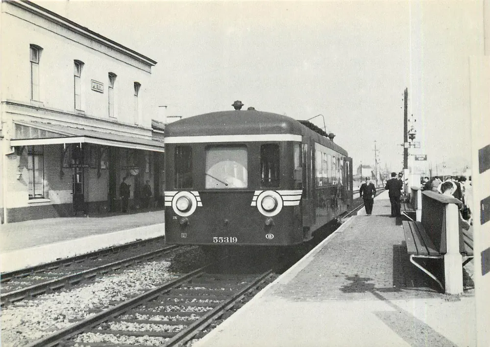 Elektrischer Zug — Braine-le-Comte — SNCF-Serie 49 (Ehemals 553) — Edition a.s.b.l. - Vorderseite