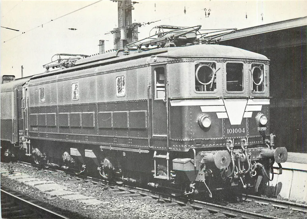 Elektrische Lokomotive Serie 23 — Braine-le-Comte - Liège — Edition a.s.b.l. - Vorderseite