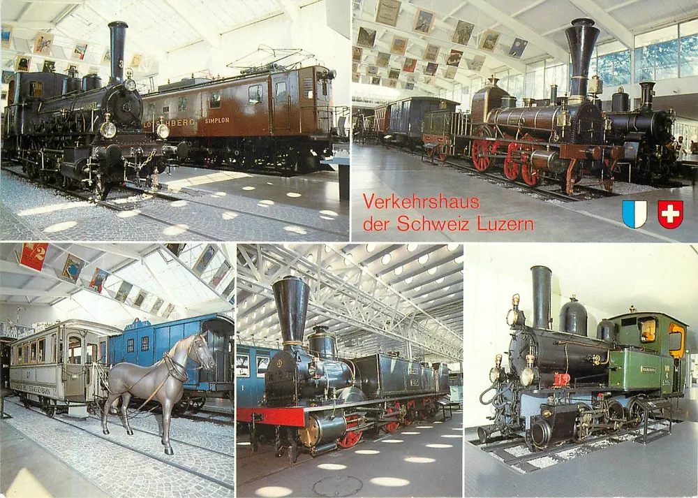 Verkeersmuseum van Luzern — Verkehrshaus der Schweiz Luzern — Photoglob premium line - Voorkant