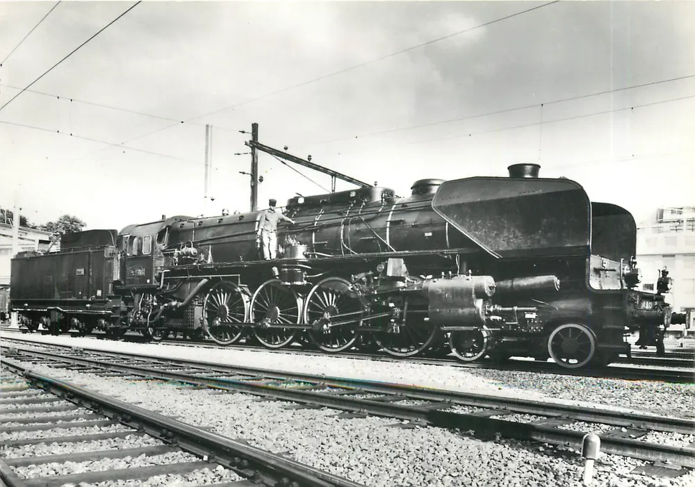 SNCF-stoomlocomotief 4/7, Type 241 A 65 — Bouwjaar 1934 - Voorkant
