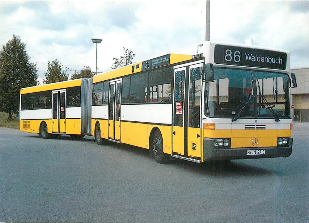 Autobus zaczepny O 405 G — Stuttgarter Straßenbahnen AG — (1987) - Awers