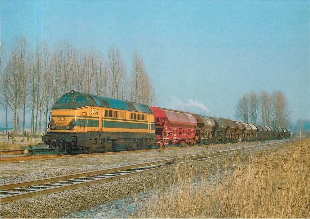 Diesel-elektryczna lokomotywa serii 60 (prototyp) — Frasnes-lez-Anvaing — CPL n° 1023 - Awers
