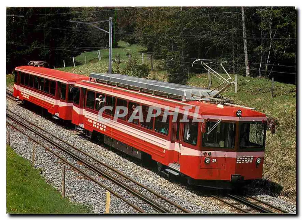 Trem de navio Rigi-Bahn — Rigi — MINIREX AG, n° 1622 - Frente