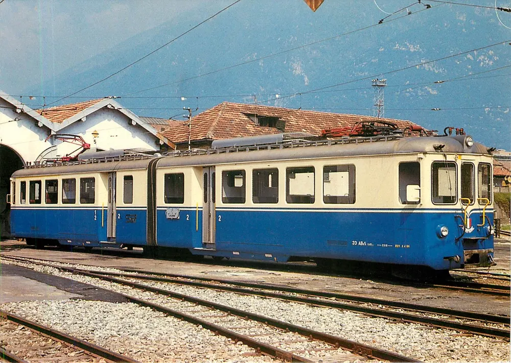 Automotrice Be 6/6 "Sempione" — Società Subalpina di Imprese Ferroviarie (SSIF), Domodossola, 1968 — MINIREX AG, Nr. 1613 - Recto