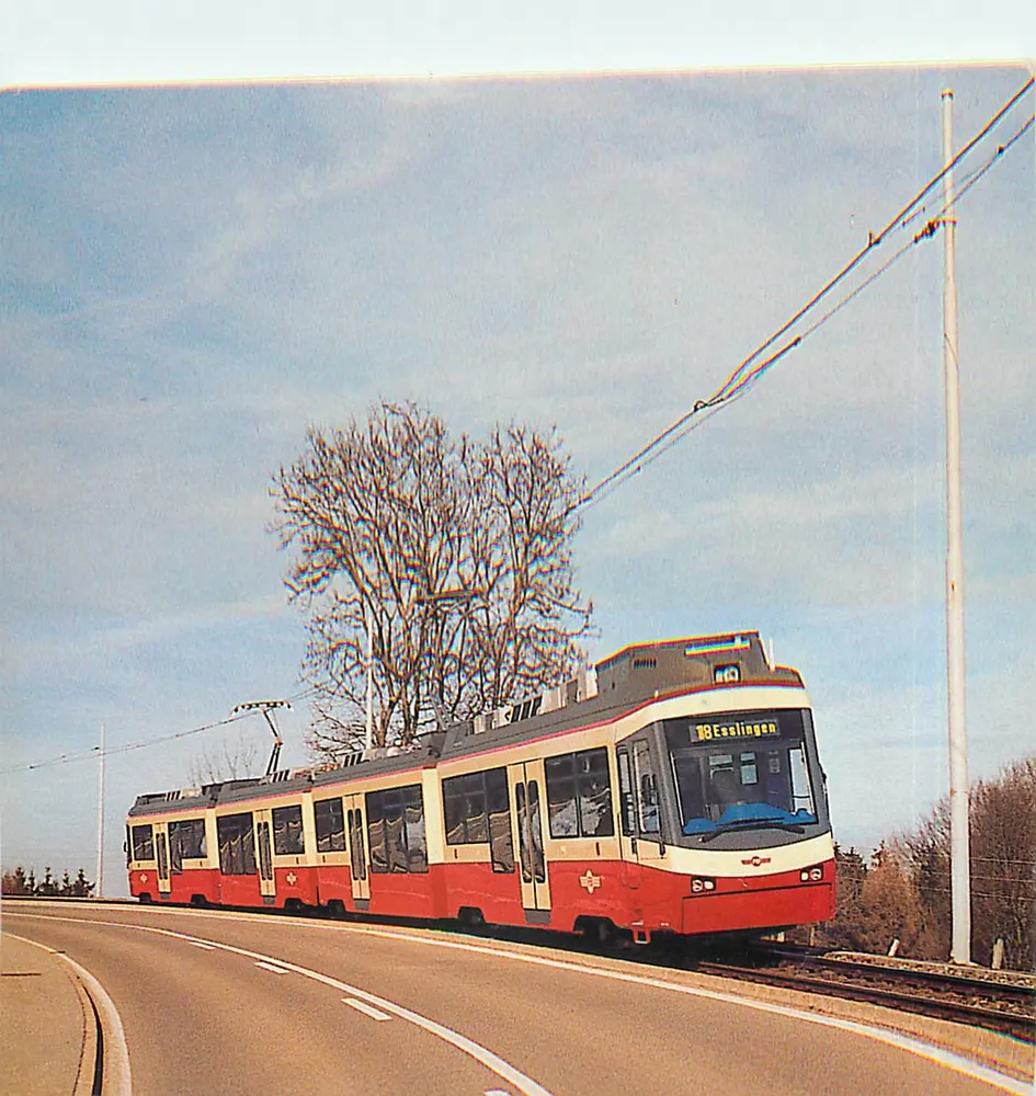 Tramway in Eschingen — Line 18 — Publisher Prellbock Druck & Verlag, No. 2009 - Front