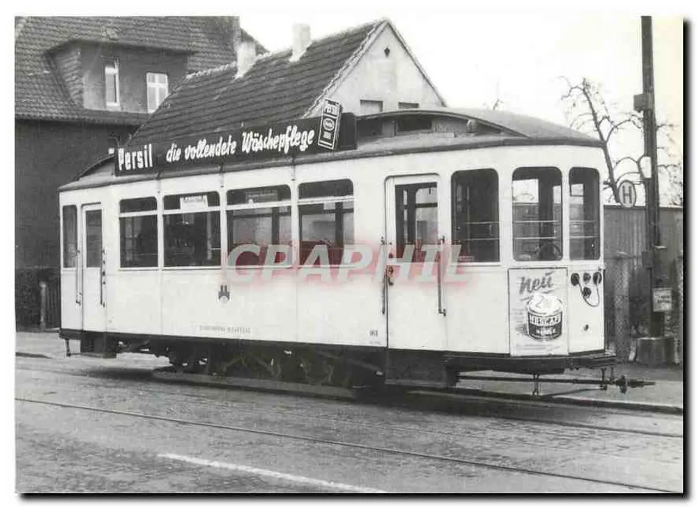 Tramway Bw 161 à Bielefeld — Endstation Walkenweg — Verlag W. Stock, Postfrach 1422 - Recto