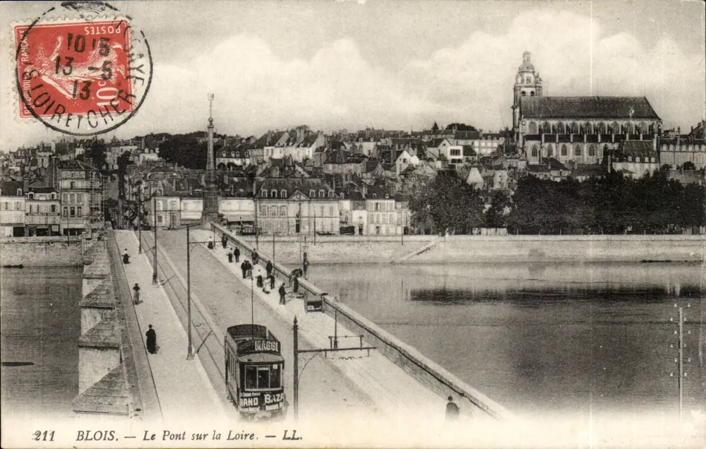 Blois — O Ponte sobre a Loire — LL. n°211 - Frente