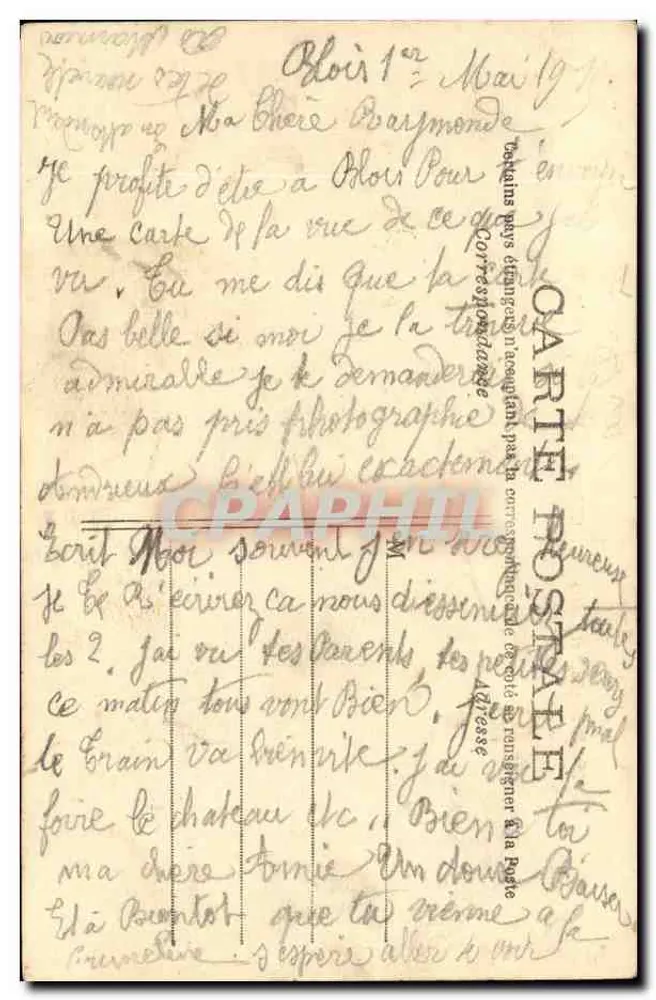Blois (Loir-et-Cher) — Le Château, façade François Ier — Carte postale n°79 - Verso