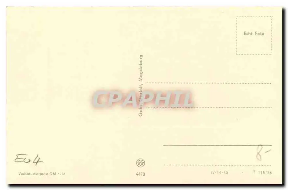 Femme en maillot de bain — plage — Gebri. Ernhold, Magdebourg - Verso