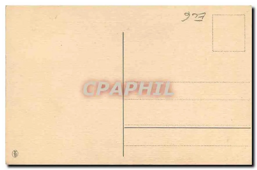 Femme et chien — scène intime — éditeur H. B. C. (HBC) n° 903 - Verso