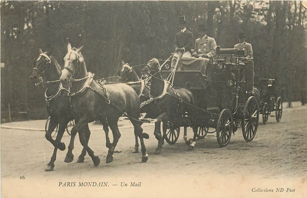 Paris Mondain — Um Mail — Collections ND Phot - Frente