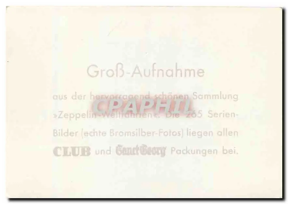 하늘에서 본 예루살렘 근처 언덕 위의 마을 — Aegypten-Fahrt 1931 — Zeppelin-Club - 뒷면