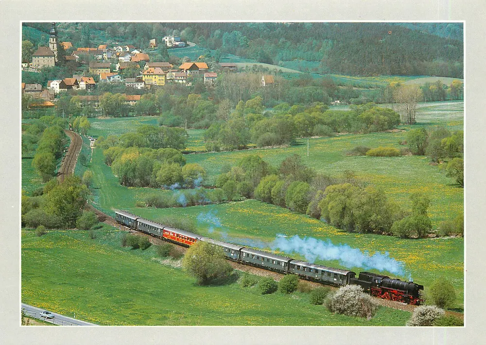Train à vapeur — Neubaudampflokomotive 23 105 — édition privée n° E 066 - Recto