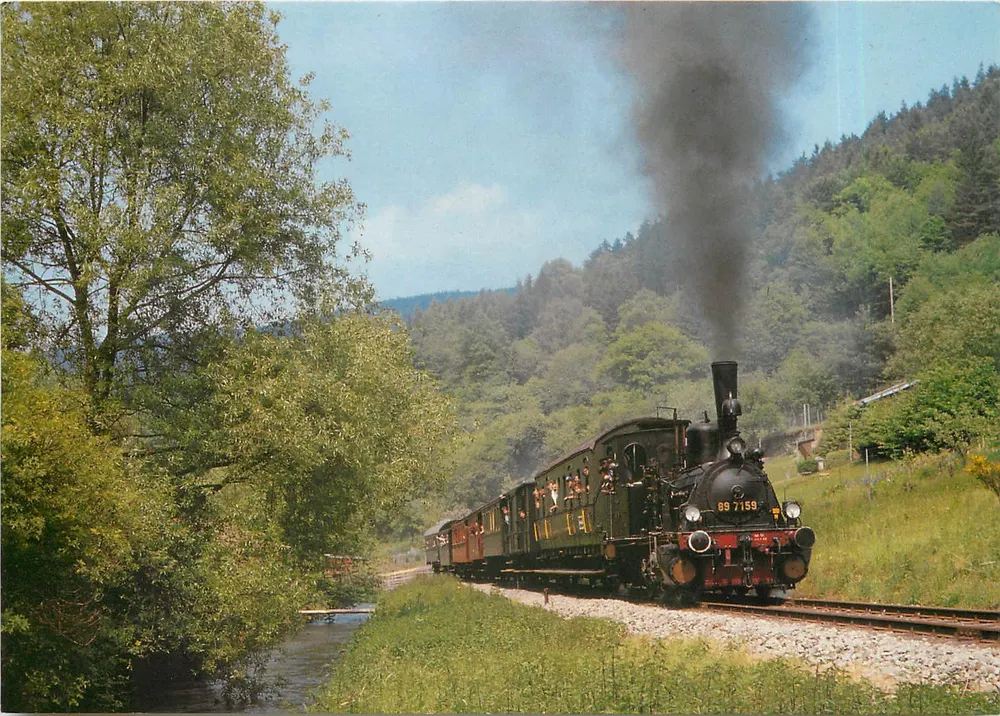 Kuckucksbähnel — trem a vapor 89 7159 — edição Holzborn - Frente