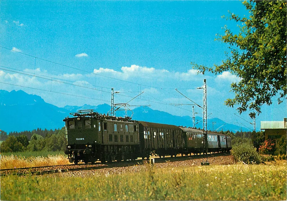 Lokomotiva 116 003-5 — Deutsche Bundesbahn, 1976 — REIJU Color Karte - Frente