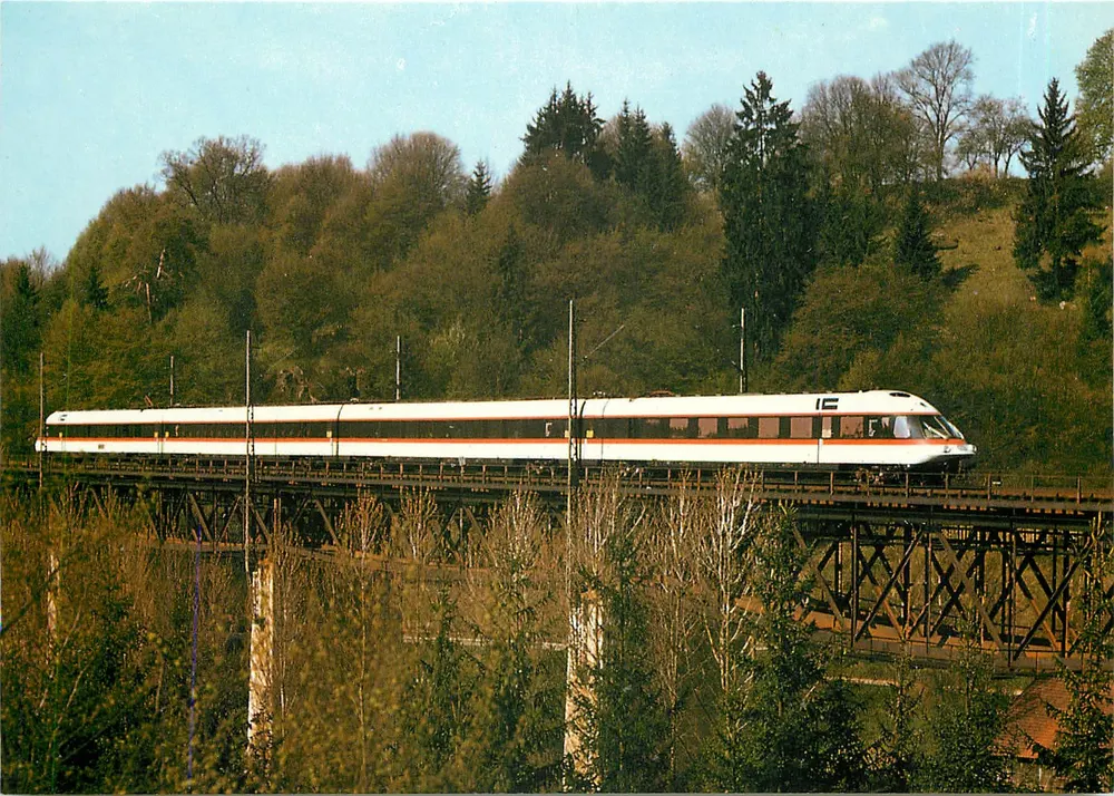 विद्युत ट्रेन IC 403/404 — अप्रैल 1977 — REIJU कलर कार्टे CP 1007 - आगे