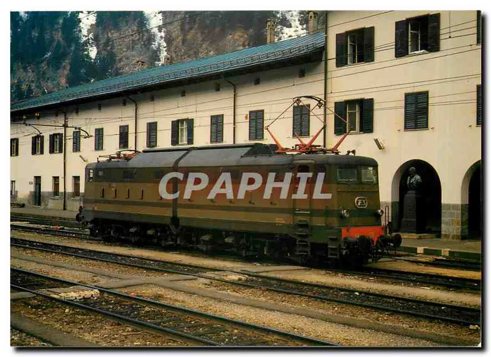 Elektrische Lokomotive FS 645 058 — Brenner — Verlag der bahnhalden, n° 40 - Vorderseite