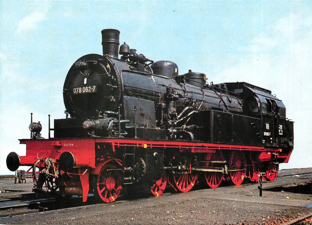 Locomotive 078 062-7 — Baureihe 078 (78°), Personenzug-Tenderlok — Het Actor Verlag - Recto