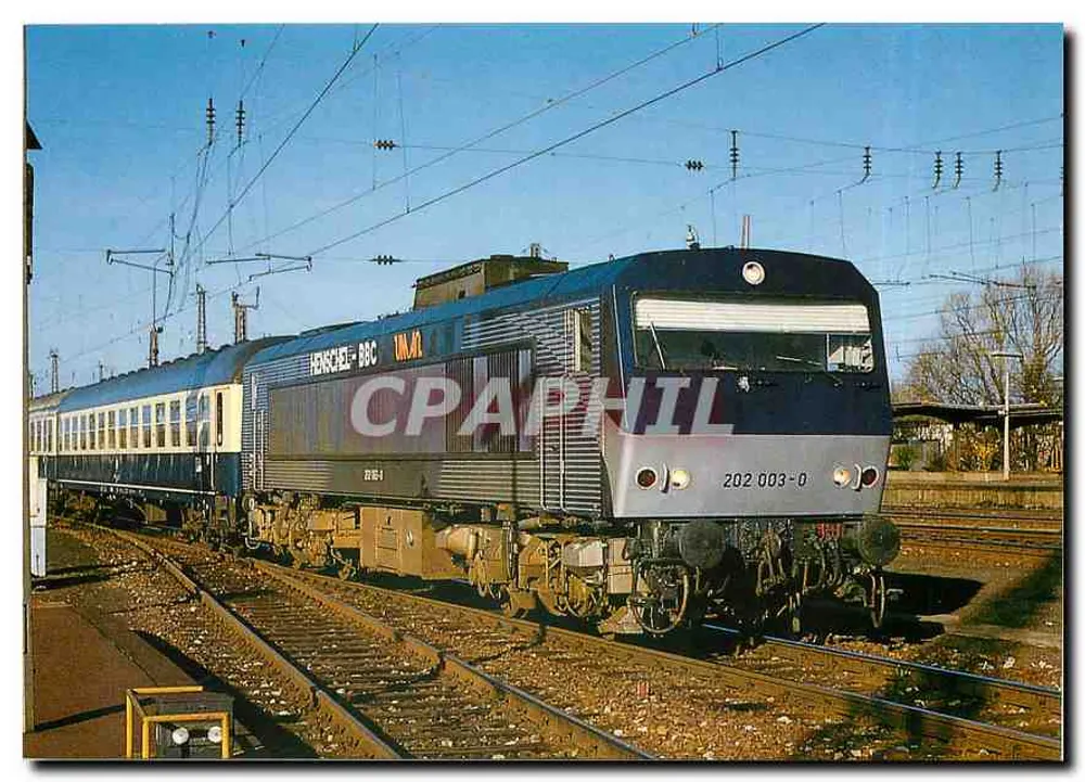 Lokomotiva D-2751 — 202 003-0 UMAN — REIJU Color Karte - Frente