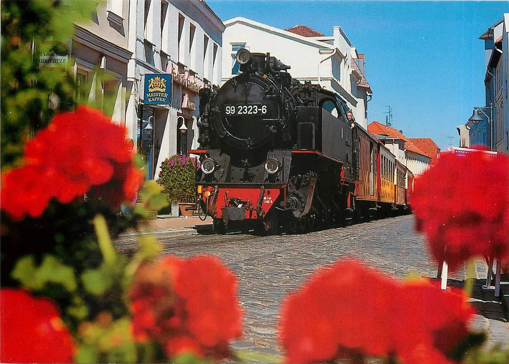 Dampfzug 99 2323-6 — Bad Doberan — Verlag JACOBI, Nr. E 574 - Vorderseite