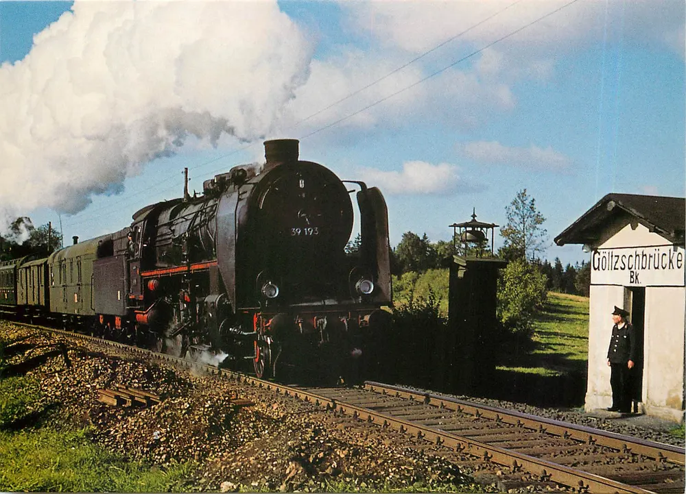 Ponte Gölltsch — Estação da linha de Reichenbach — editor JACOBI, n° E 565 - Frente