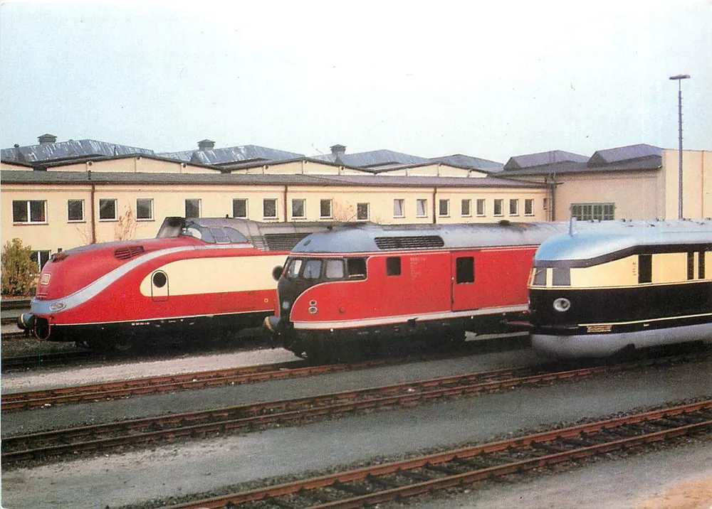 Drei Dampflokomotiven — Verkehrsmuseum Nürnberg — Verlag nicht sichtbar - Vorderseite