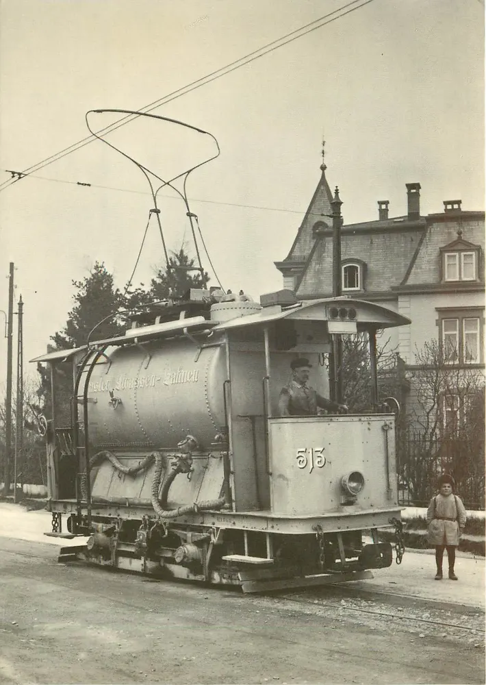 Tramway a água — Suíça — editor Tramli-Impress, CH-4012 Basel - Frente