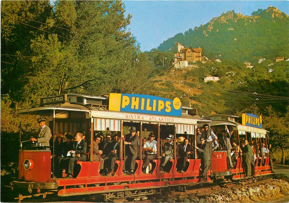 Sintra — Tramway électrique ancien — COMERA - Recto