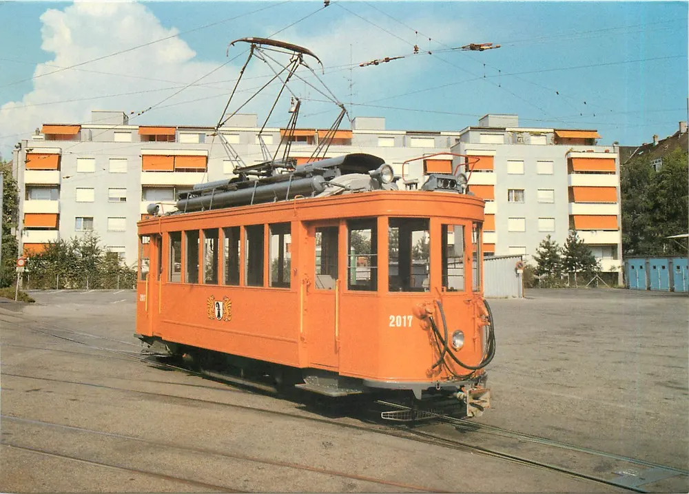 Orange Tramway — depot tramway — Tramli-Imprès, Basel - Front
