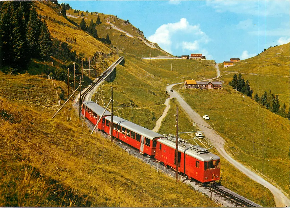 Col-de-Bretaye s/Villars-Chesières — altitude 1800 m — Edition Photoglob SA Zurich/Vevey n°3750 - Recto