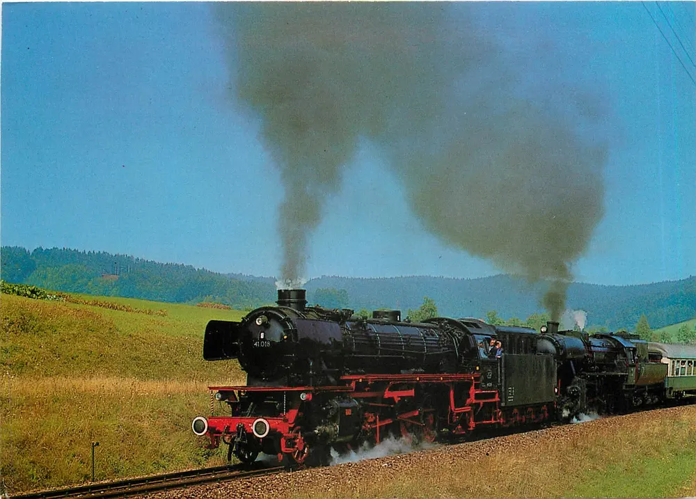 Dampflokomotive IG 41018 — Ölfeuerung — Verlag der bahnladen, n° 10247/81 - Vorderseite