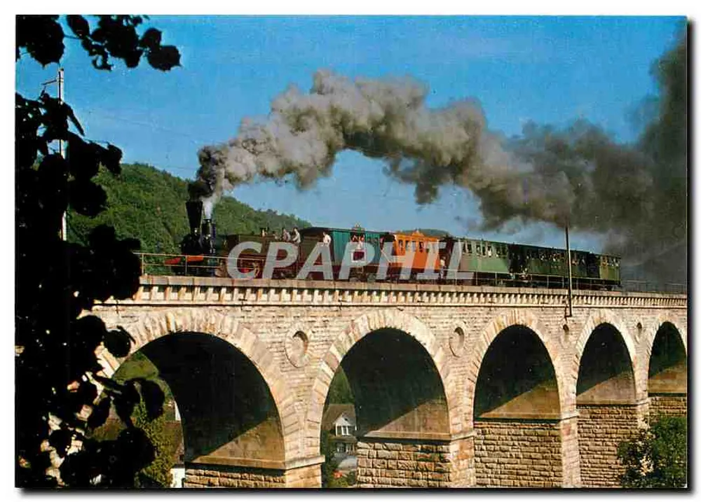 Dampfzug auf Viadukt — Schweiz, Rümlingen — Rud. Suter AG, Oberrieden-Zürich, Nr. 200 - Vorderseite